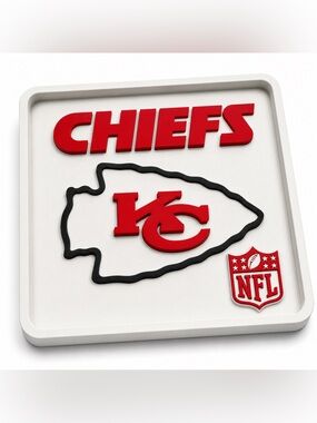 Kansas City Chiefs NFL Pocket Dump Tray - For Keys, Wallet, Money, Etc